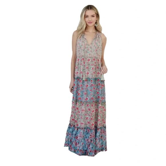 Allison New York Simone Maxi Dress Floral Size Medium NWOT - Picture 1 of 8